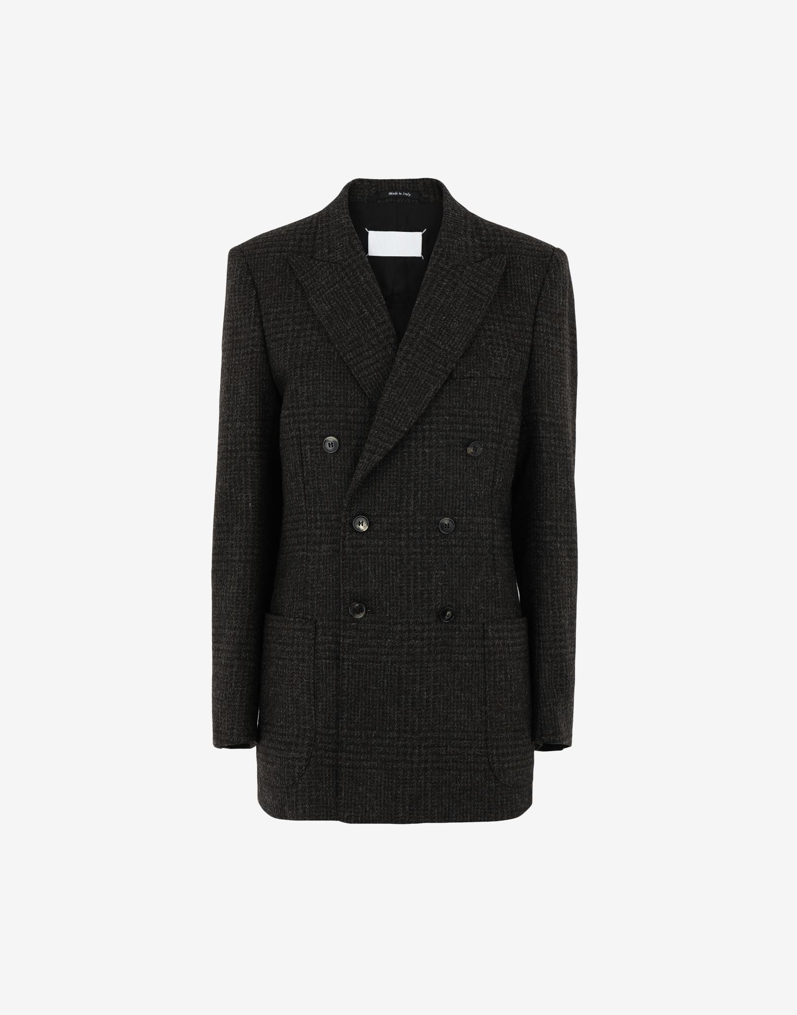 Wool check blazer - 1