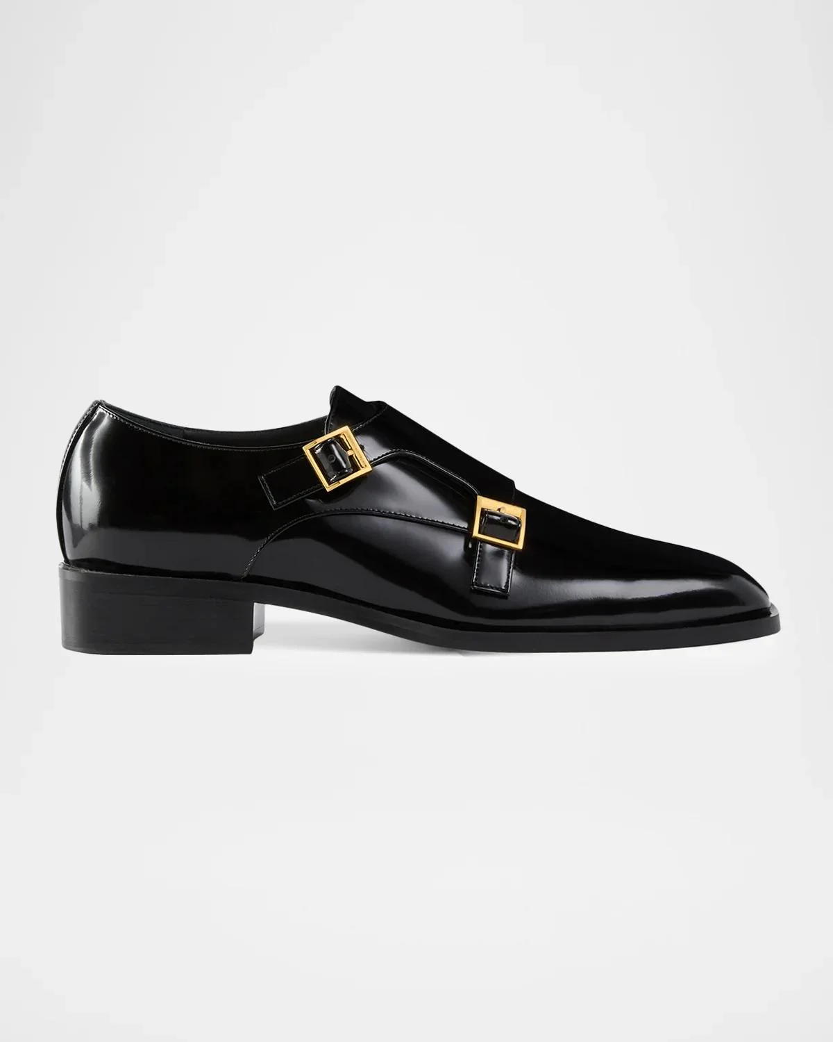 Men's Filler Leather Double-Monk Strap Loafers - 1