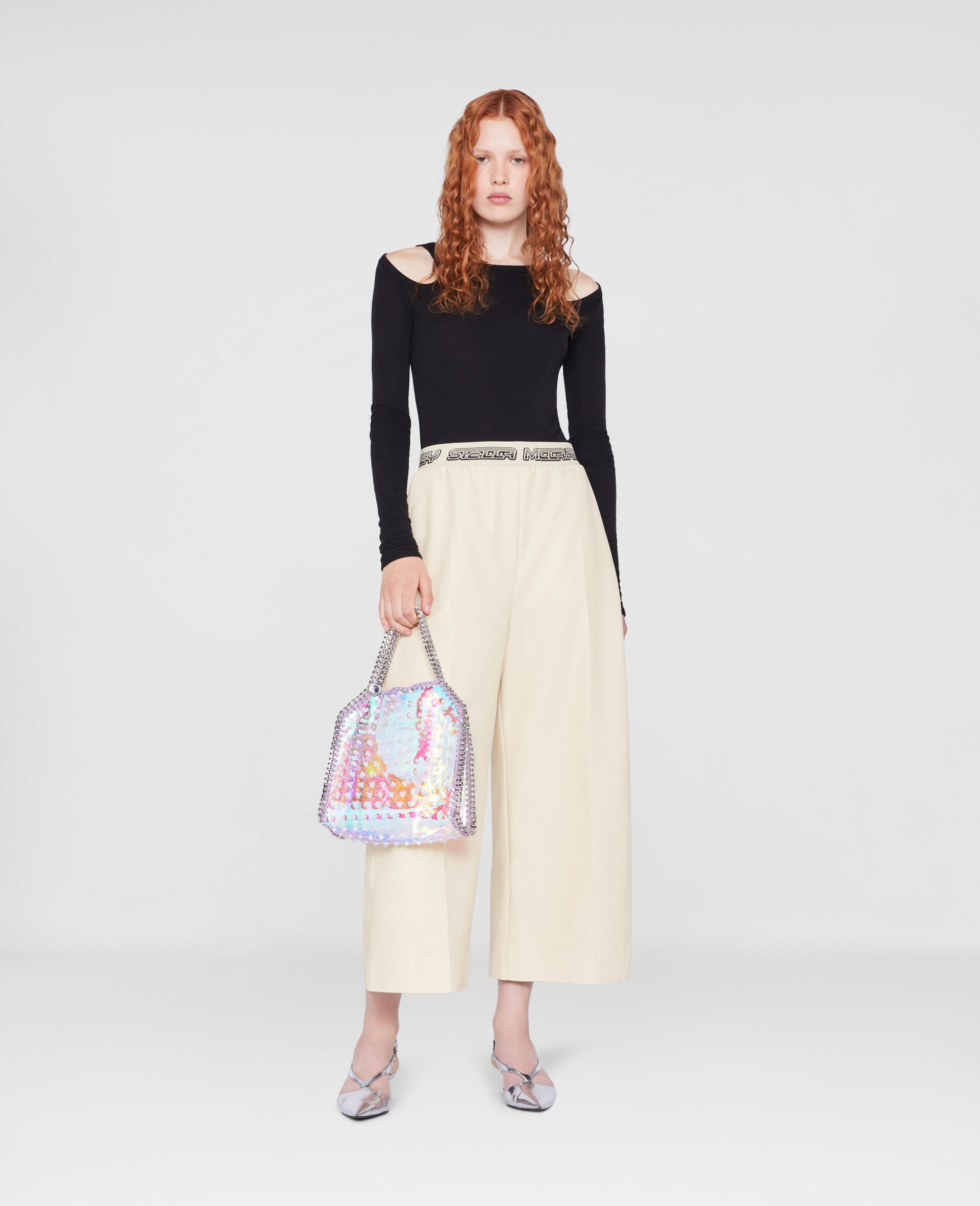 Logo Tape Cropped Trousers - 3