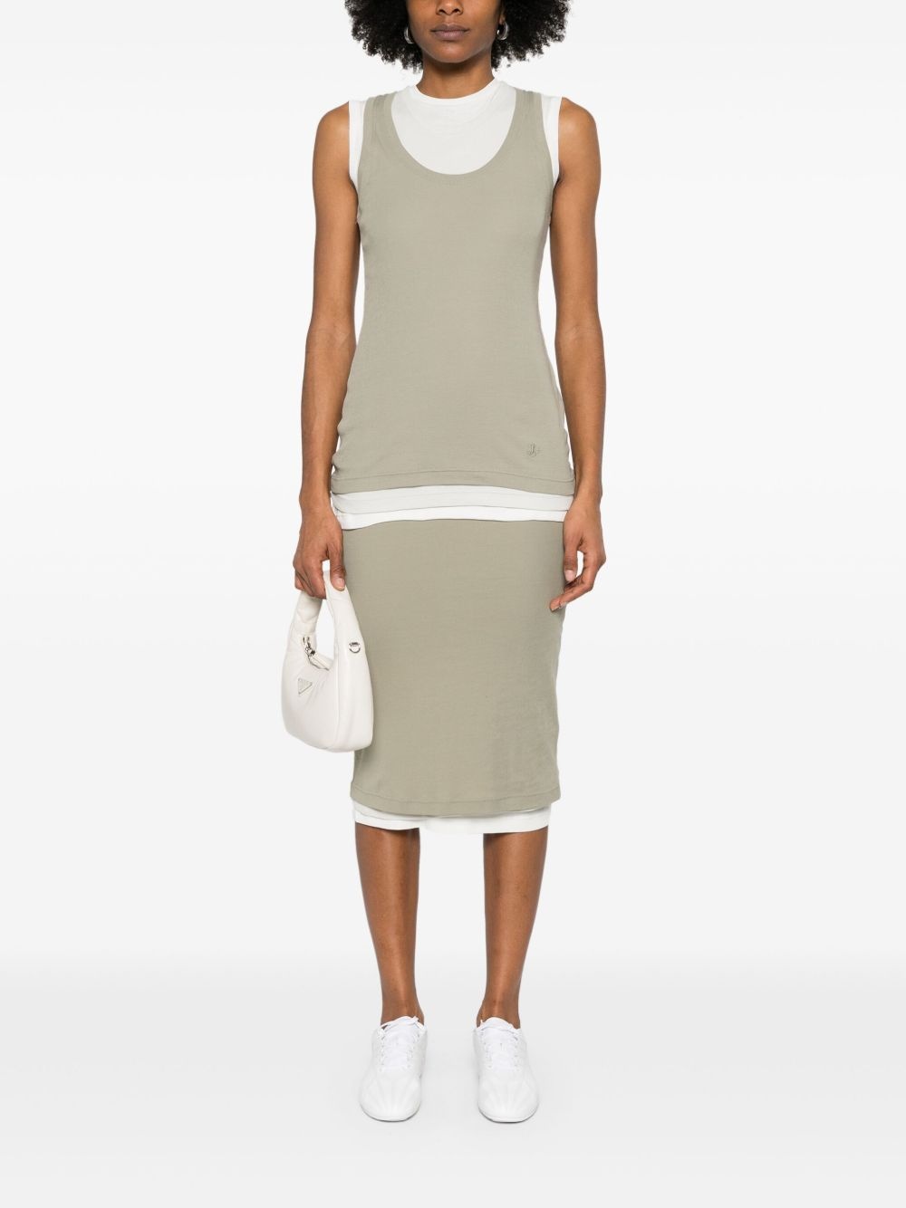 + layered tank top - 2