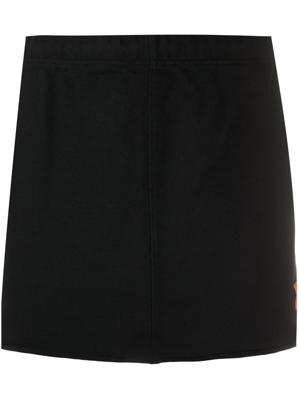 logo patch mini skirt  - 1