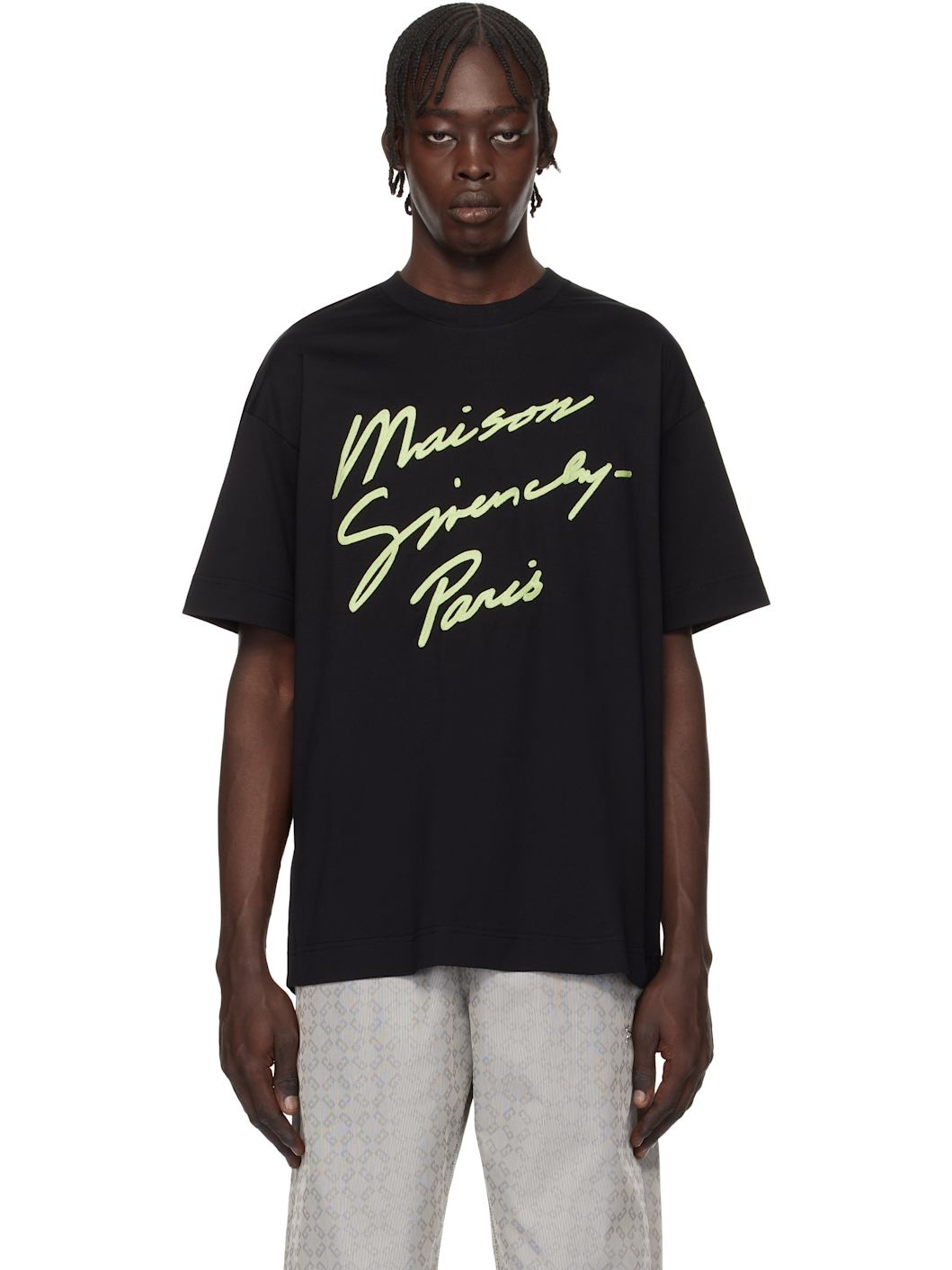Black Maison 'GIVENCHY' T-shirt - 1