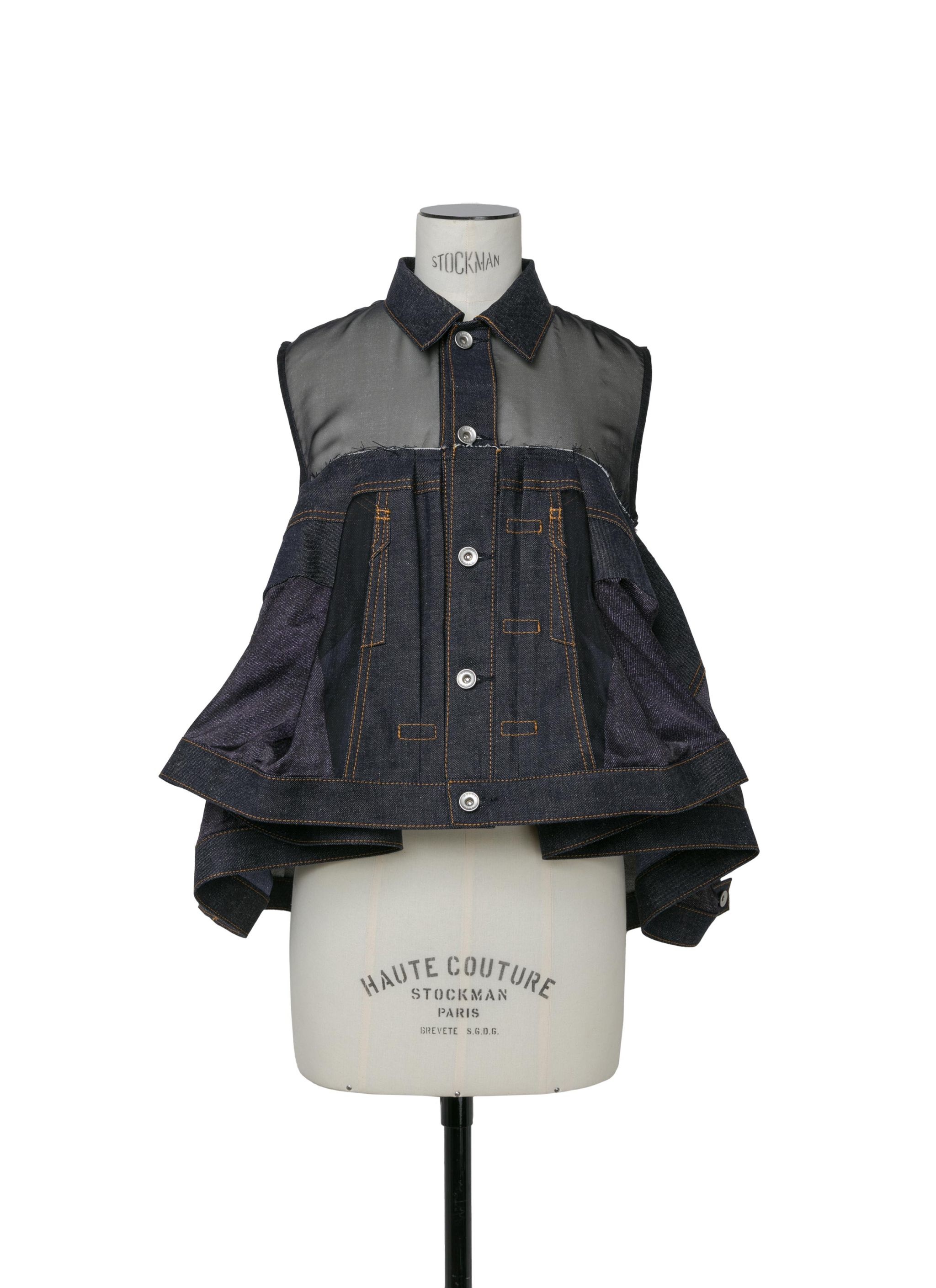 sacai Denim Mix Shirt | REVERSIBLE