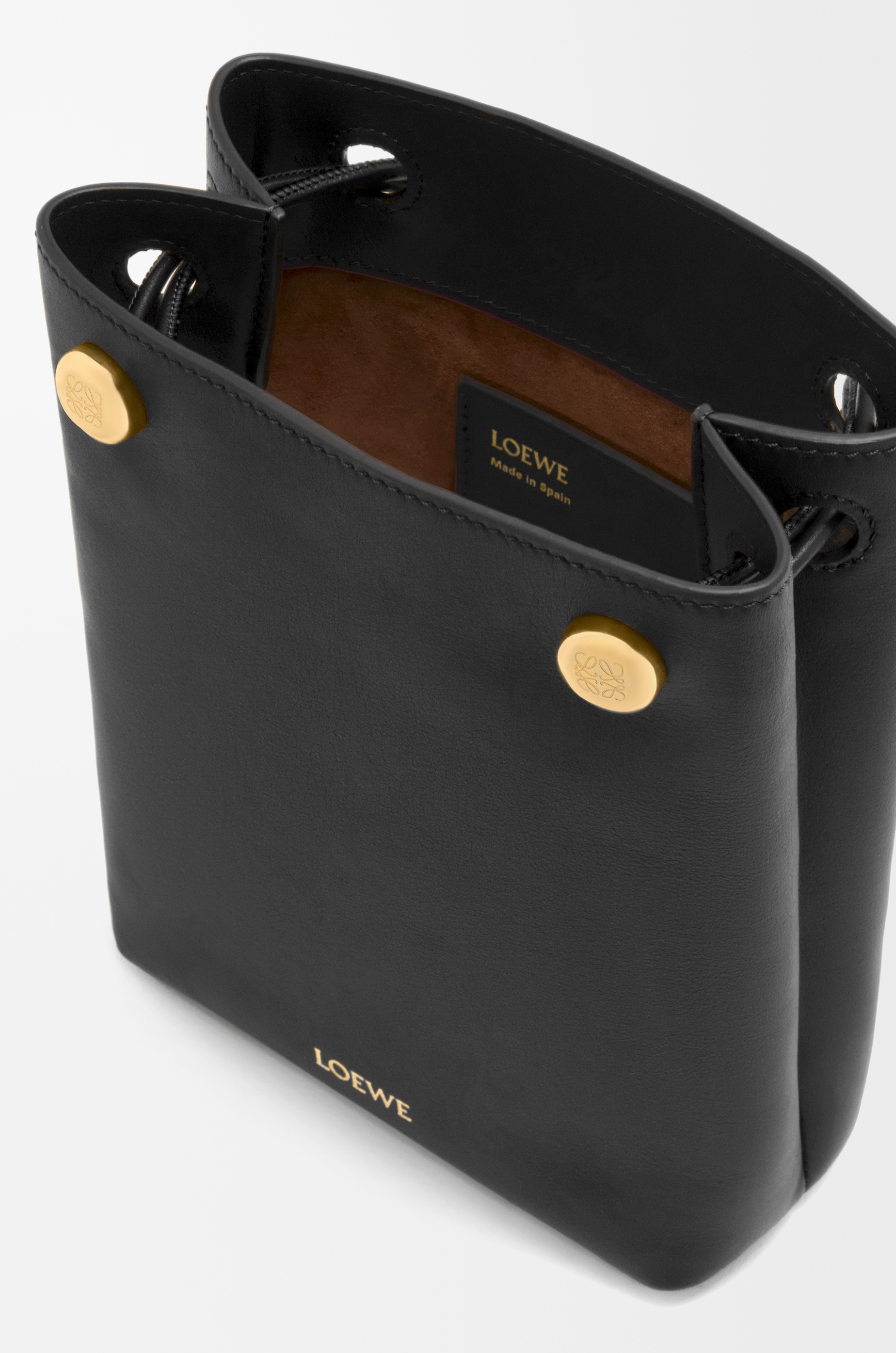 Pebble pouch in smooth calfskin - 7