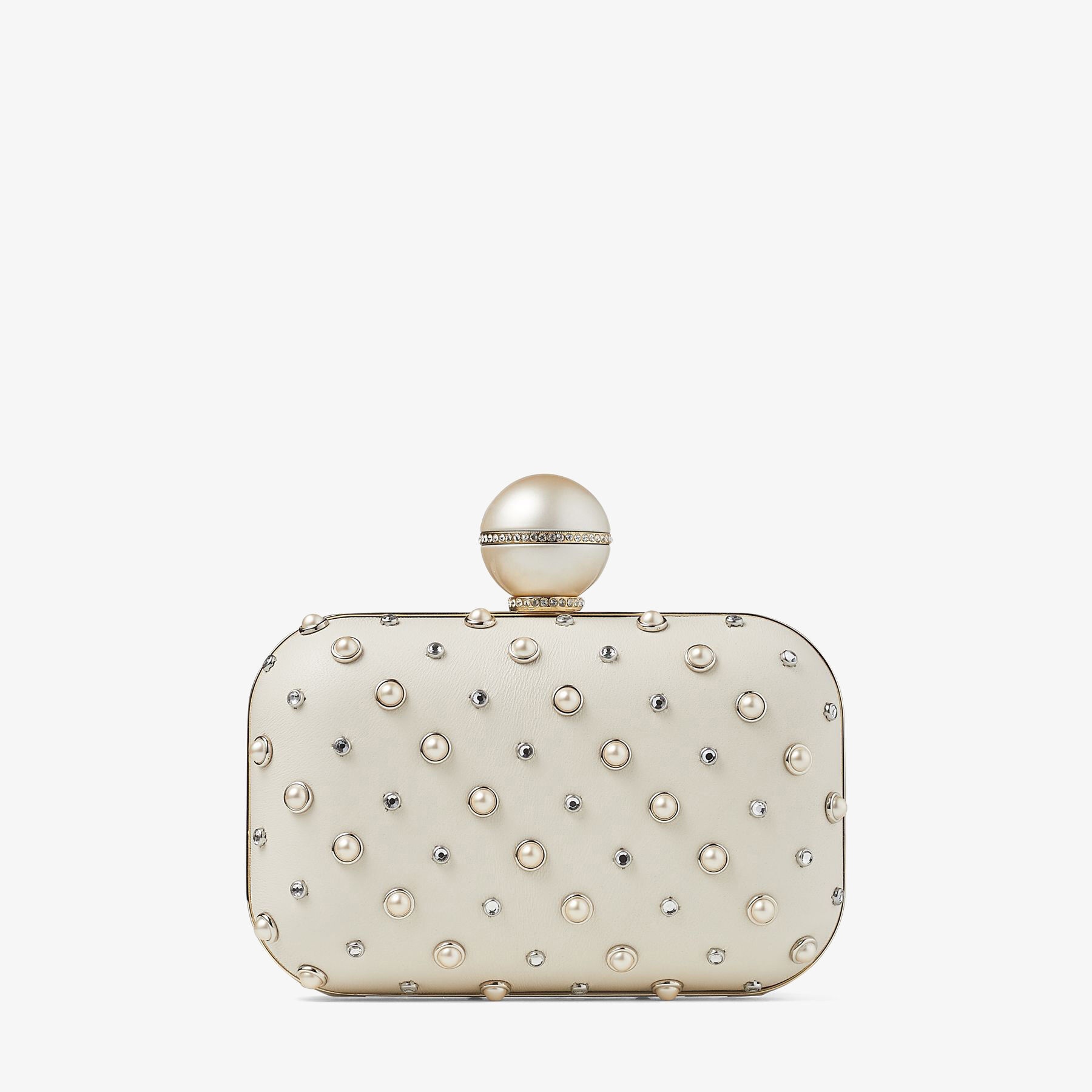 Cloud
Pearl Mix Clutch Bag with Ball Clasp - 1