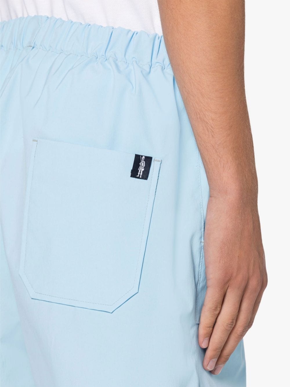 PLAIN CAPTAIN SKY BLUE ECO DRY SHORTS - 6