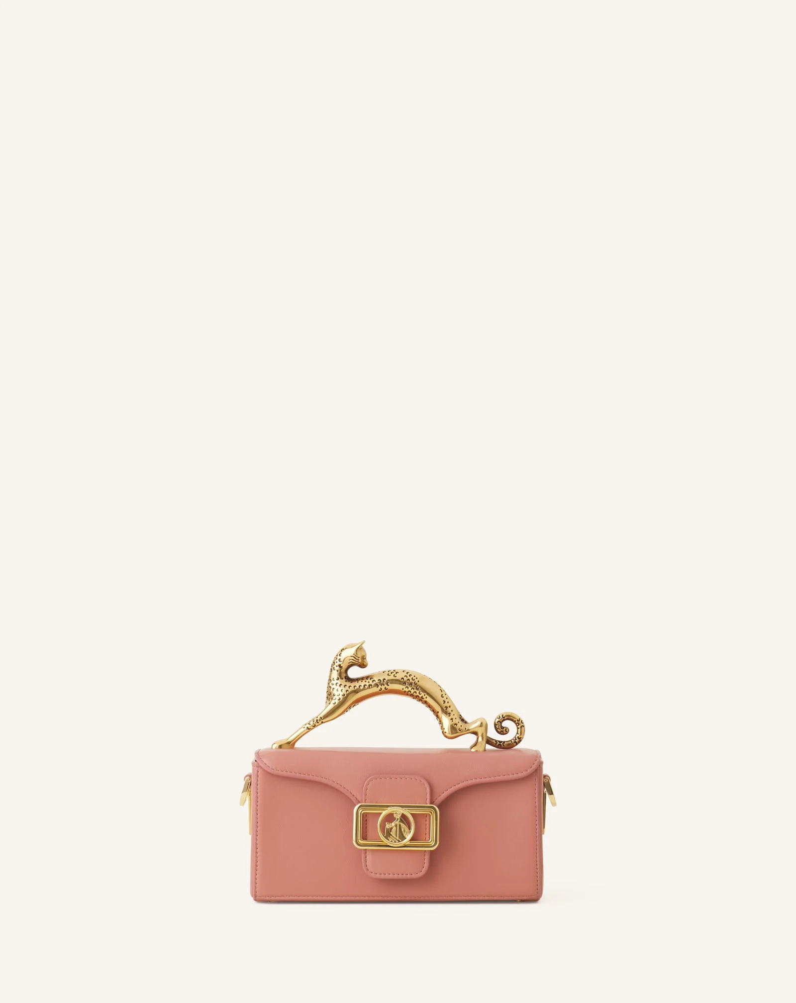 PENCIL CAT NANO BAG IN LEATHER - 1