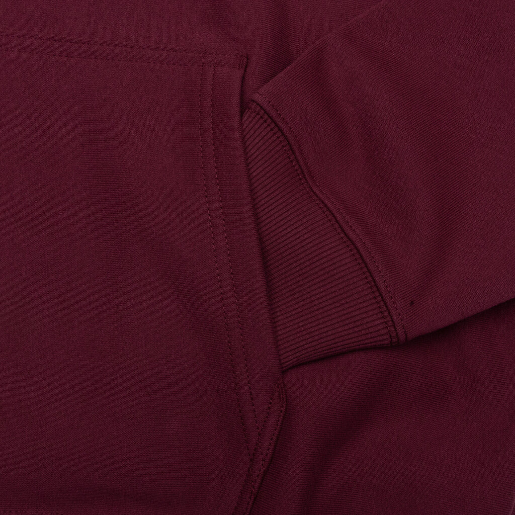 WORLDWIDE DOT HOODIE - WINE - 4