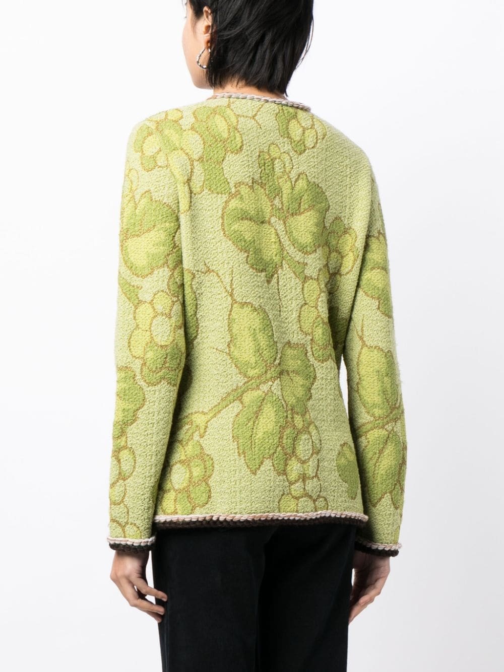 Classic button-up tweed jacket - 4