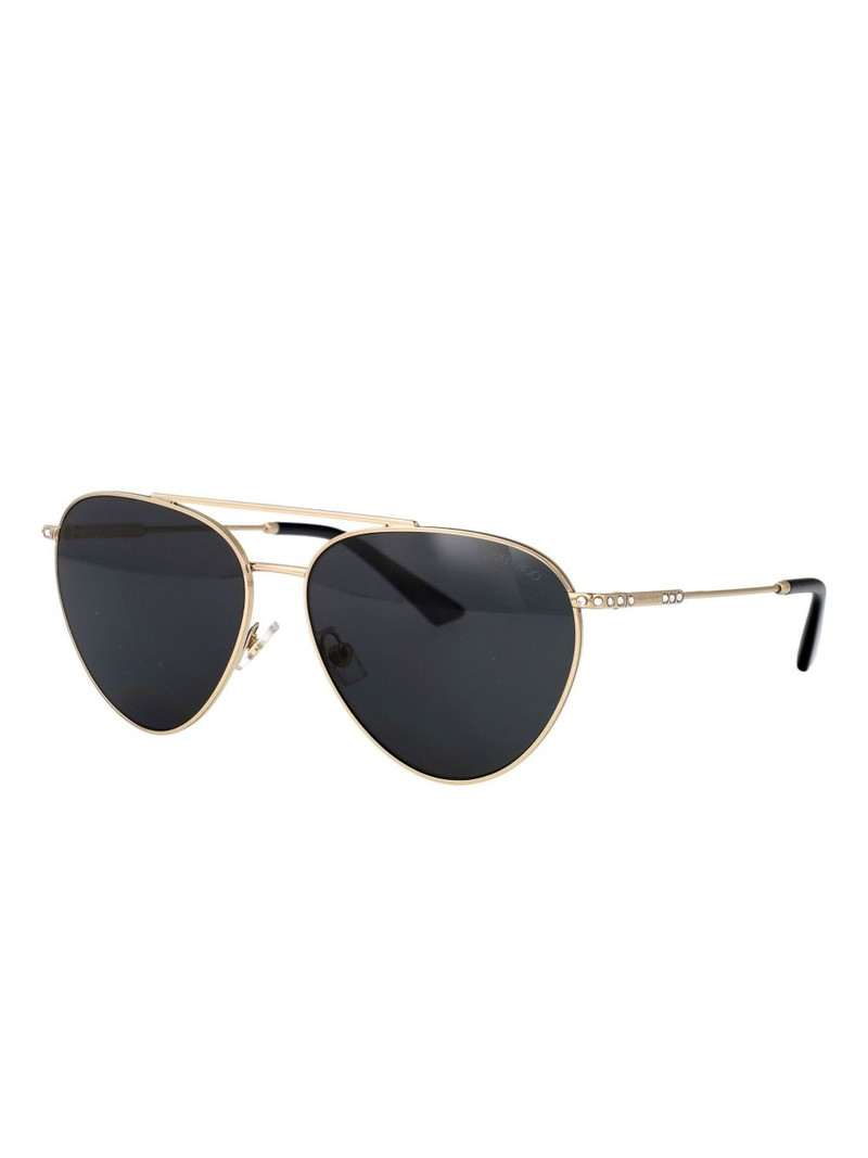 JIMMY CHOO logo-engraved sunglasses outlook