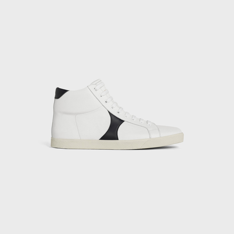 CELINE TRIOMPHE MID LACE UP SNEAKER IN CALFSKIN 1