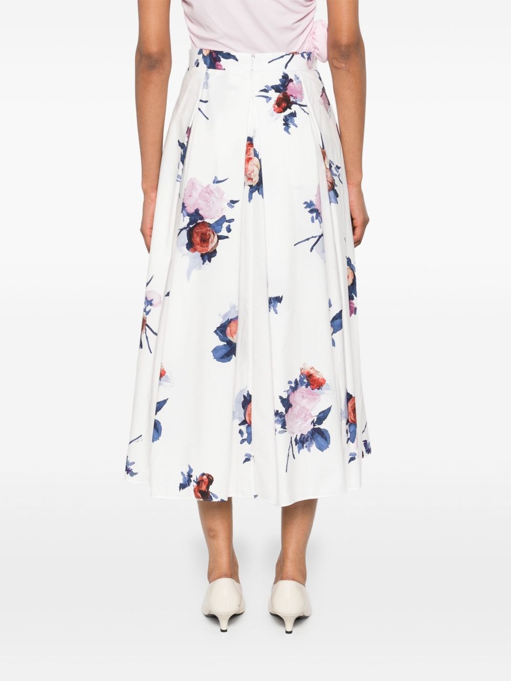 pleated midi skirt - 4