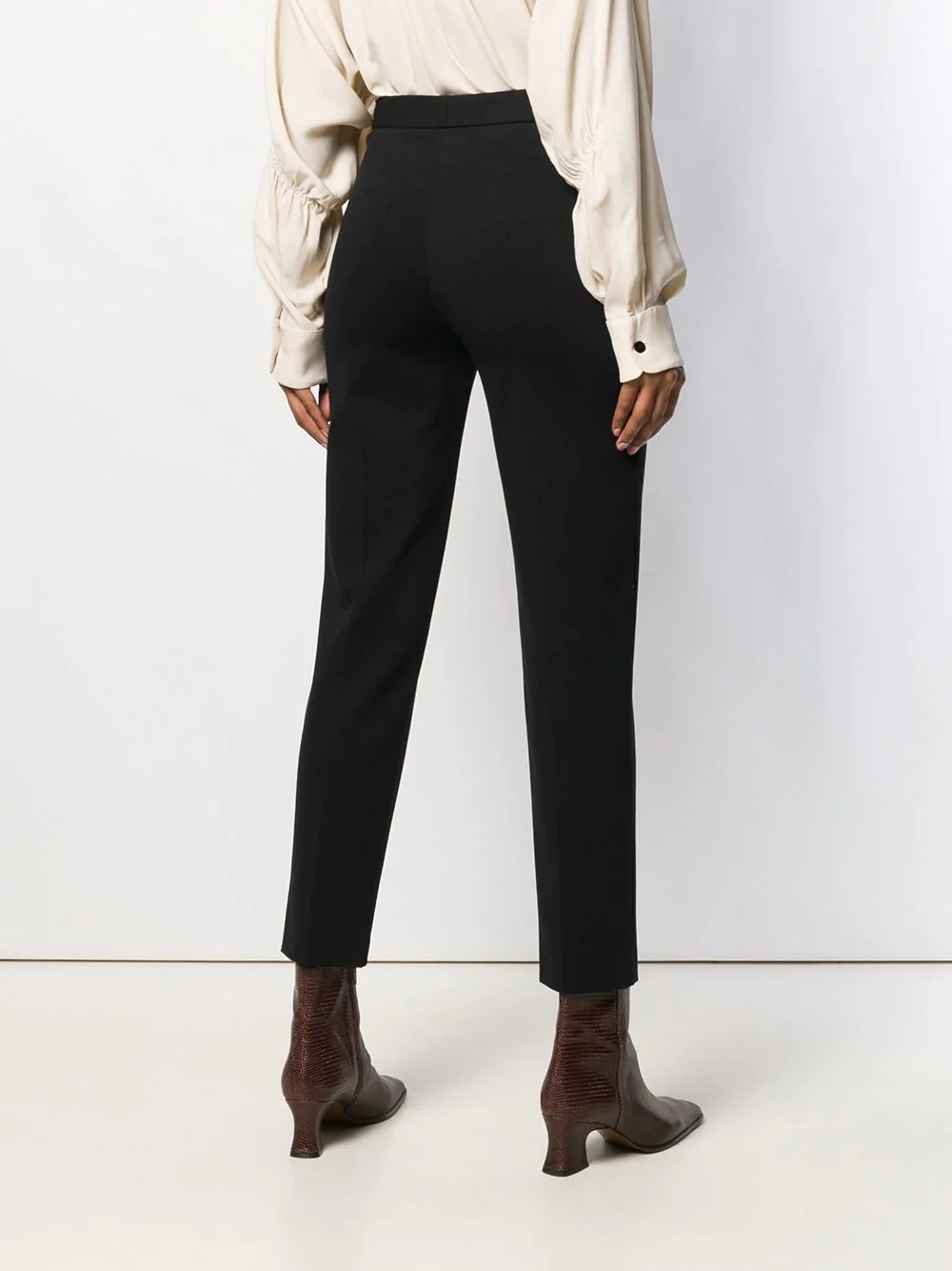 cropped formal trousers - 4