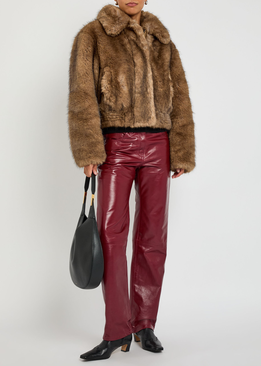 Stand Studio Lena Quilted Faux fur Jacket - 4