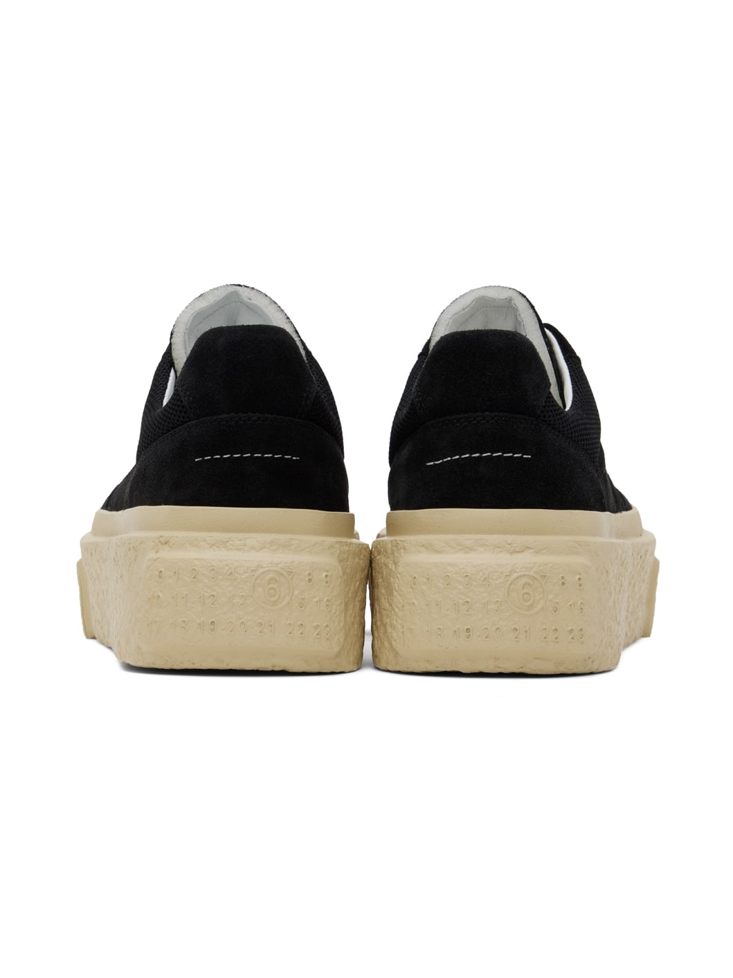 Black Gambetta Lace-Up Platform Sneakers - 2