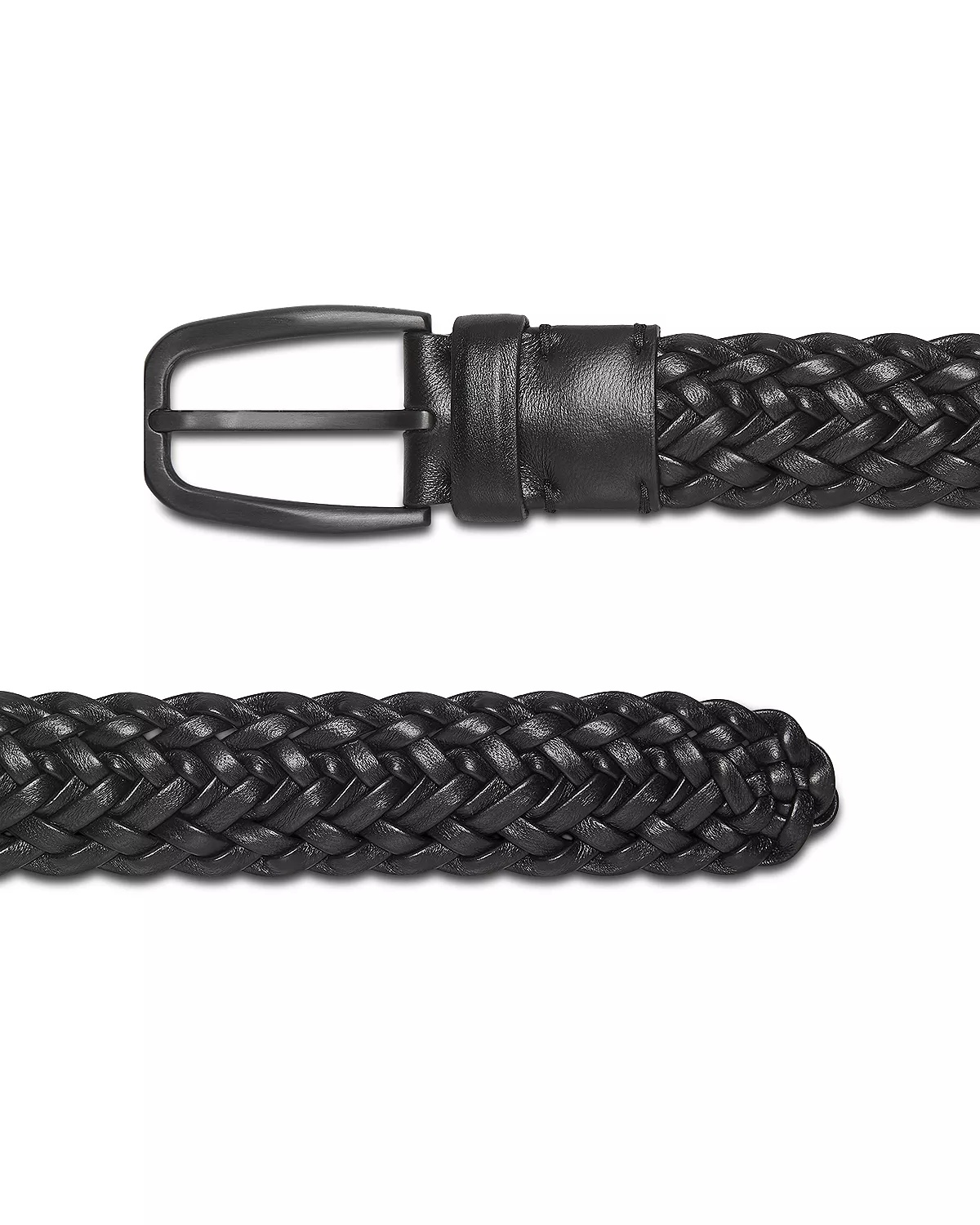 Braided Leather Belt - 3