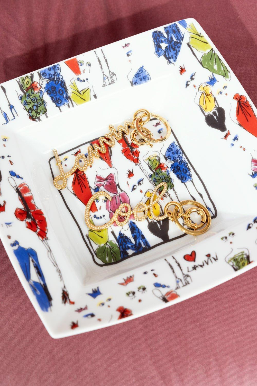Lanvin Rhinestone Keychain - 2