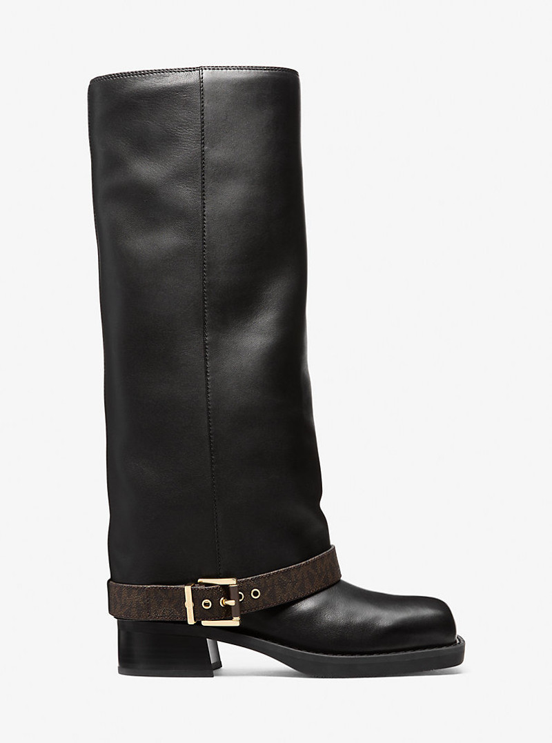 Colby Leather and Signature Logo Boot 3