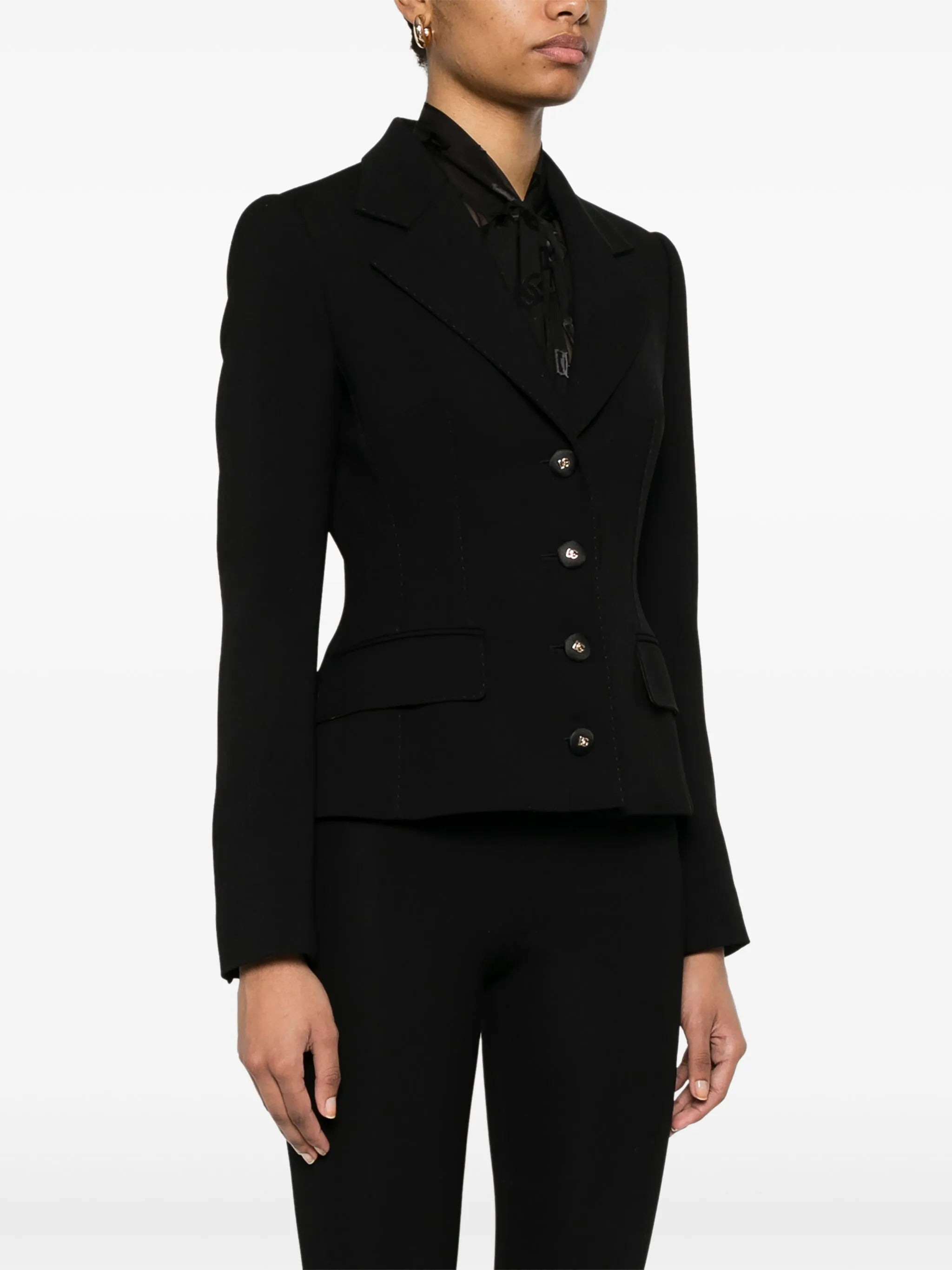 wool blazer - 3