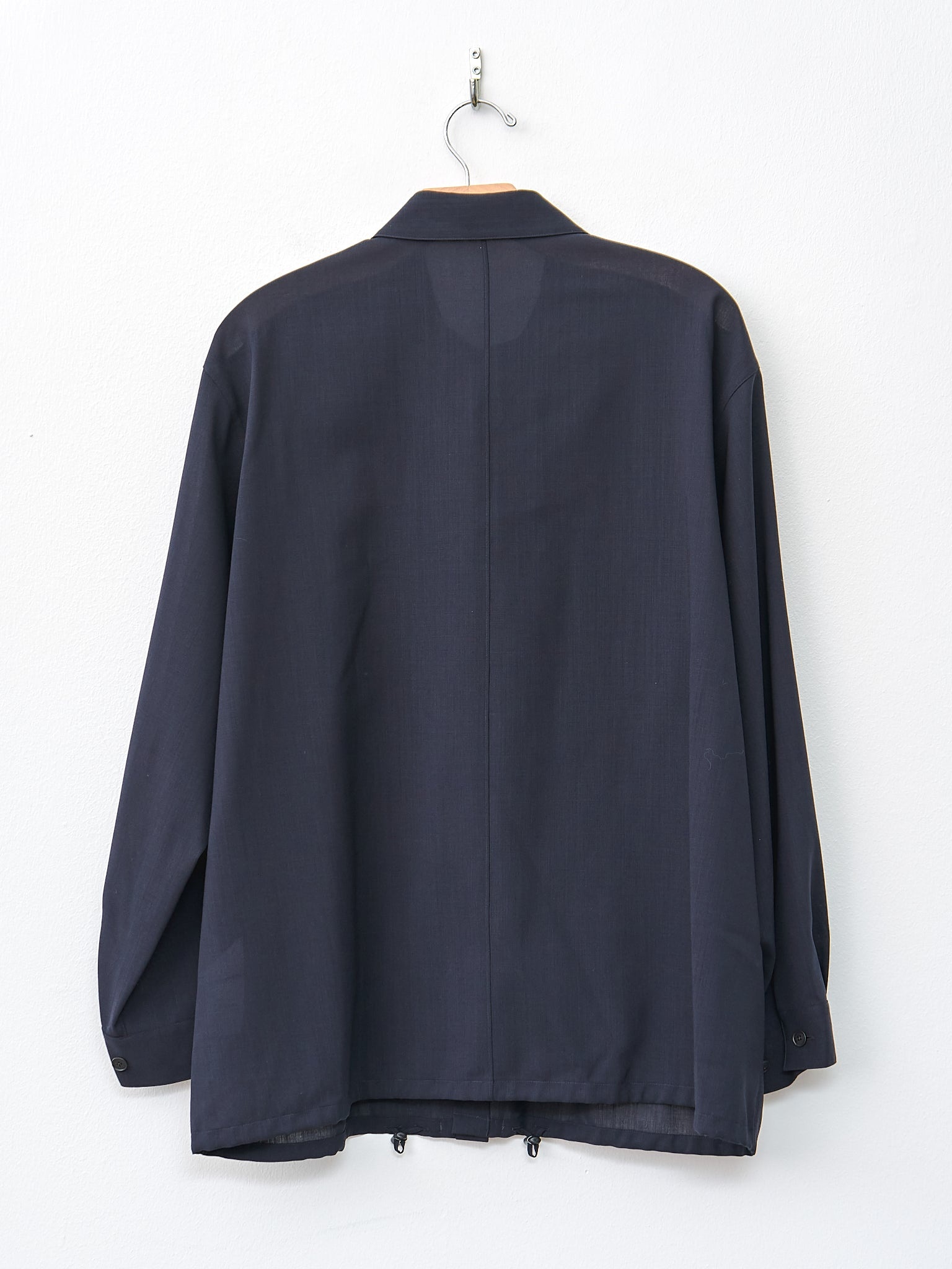 Wool Lawn CPO Jacket - Navy - 8