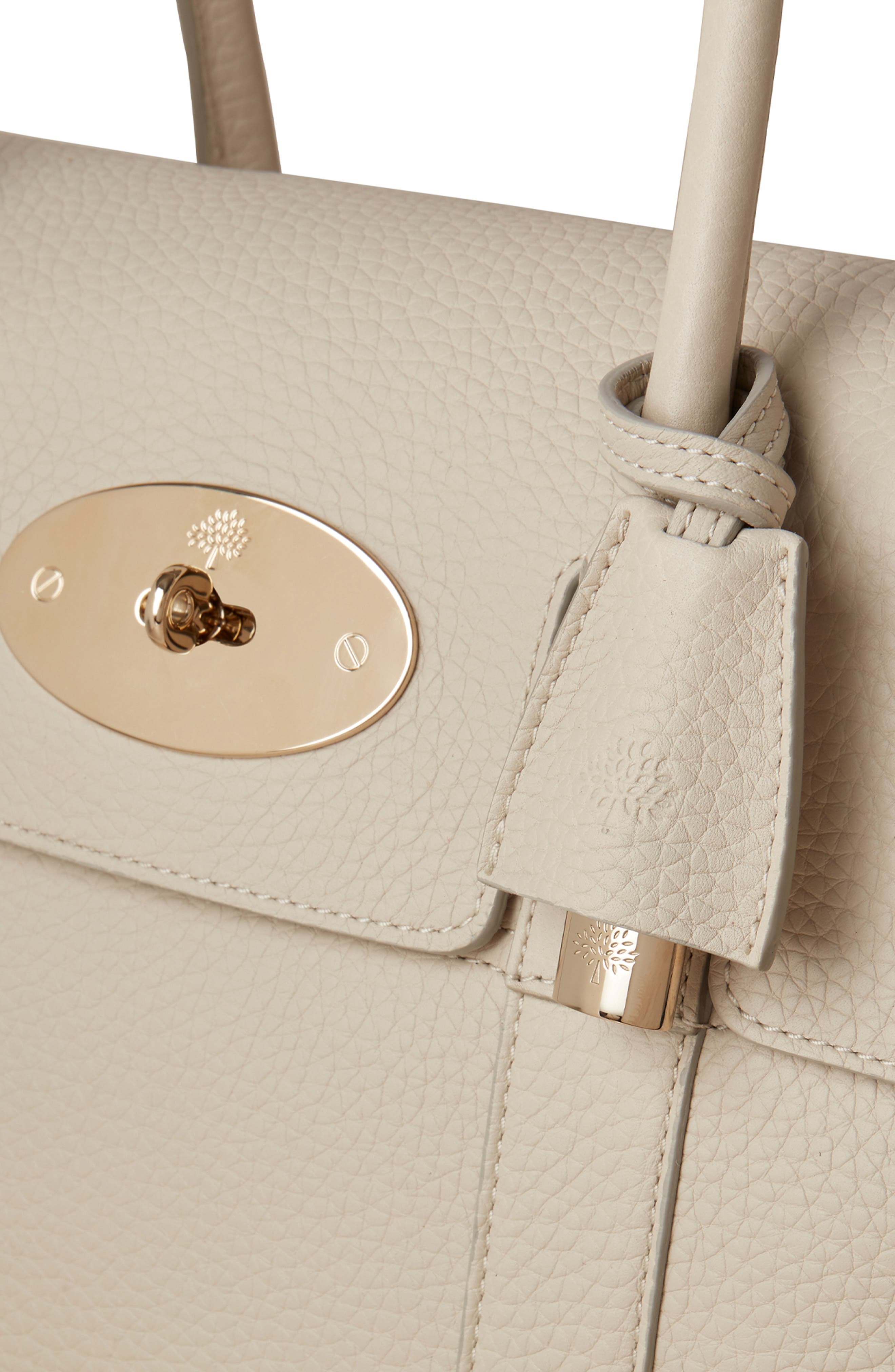 Bayswater Grained Leather Satchel - 7