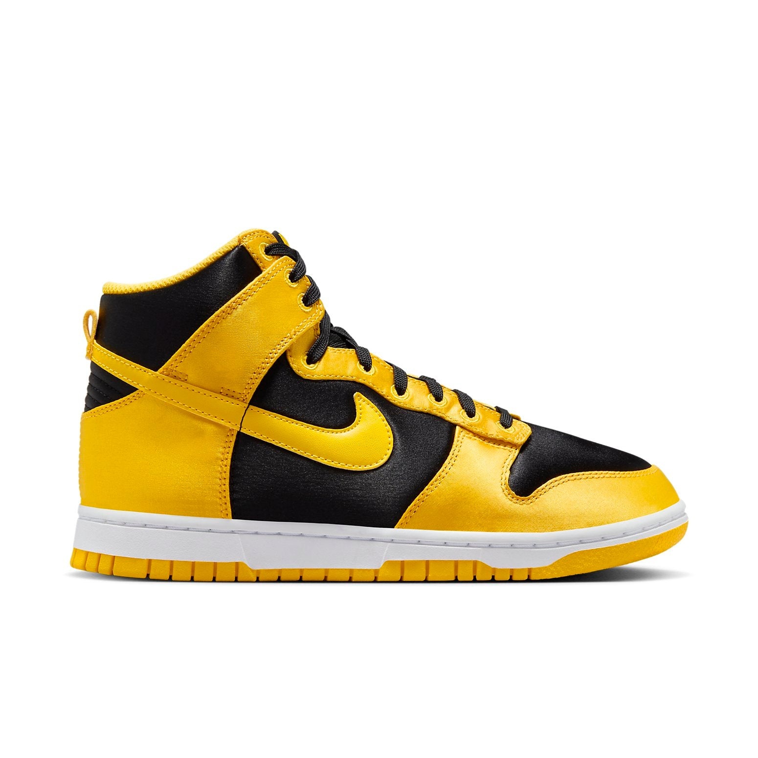 (WMNS) Nike Dunk High Goldenrod Satin 'Yellow Black' FN4216-001 - 2