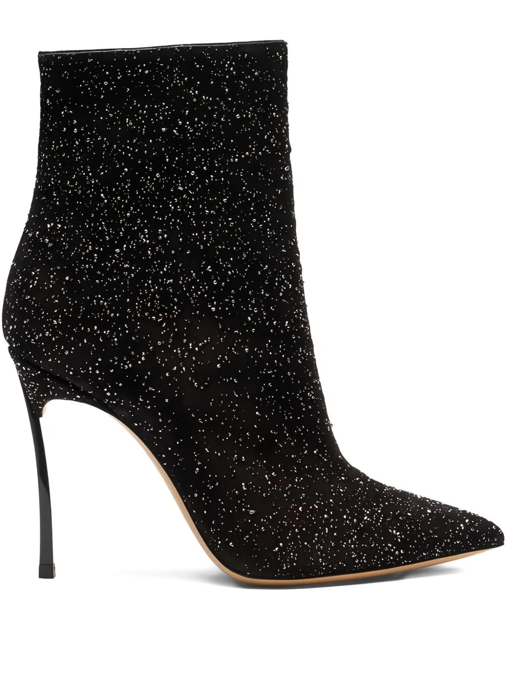 100mm Universe glitter-embellished pointed-toe boots - 1