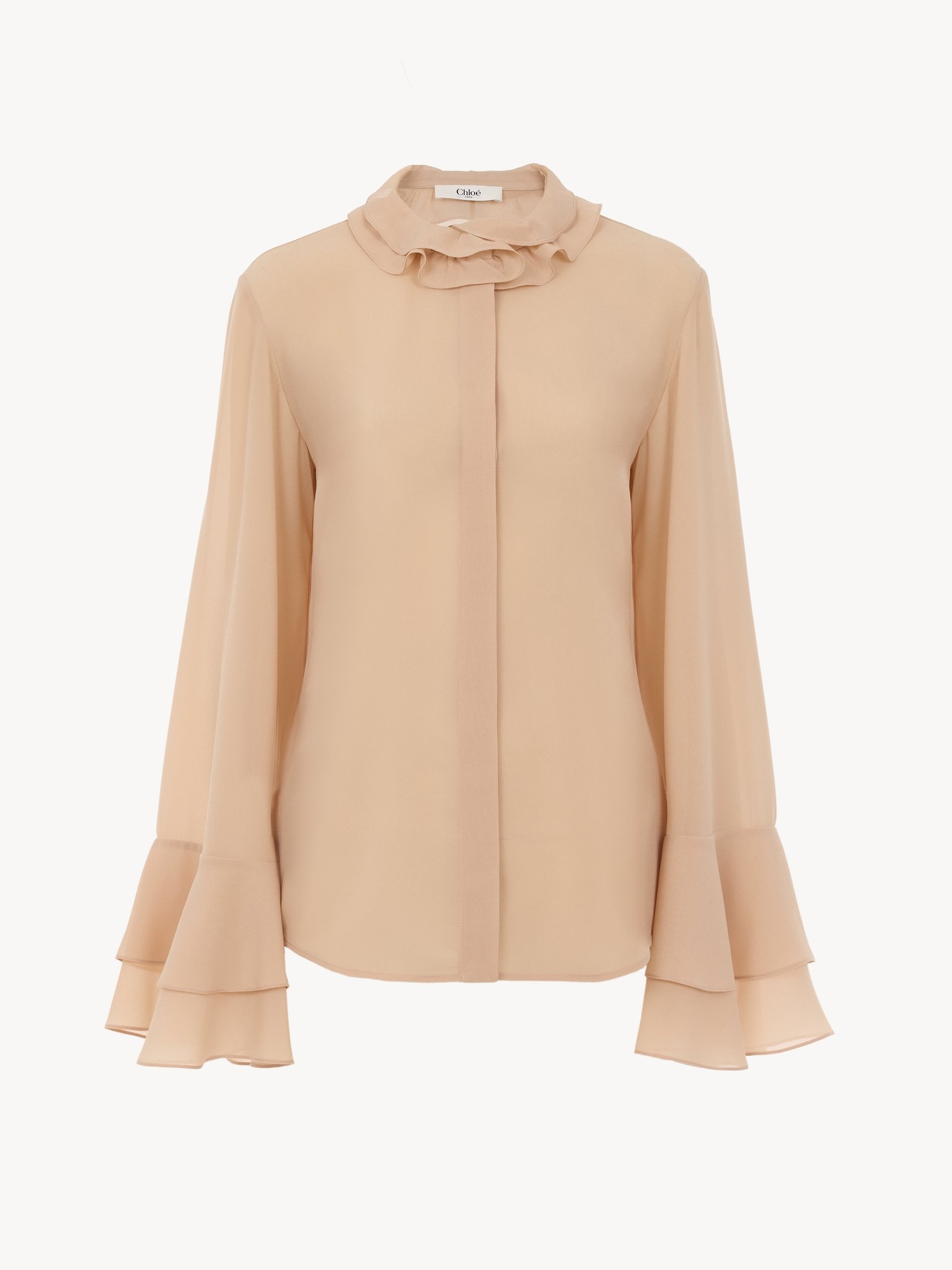 FLUID BLOUSE IN SILK GEORGETTE - 2
