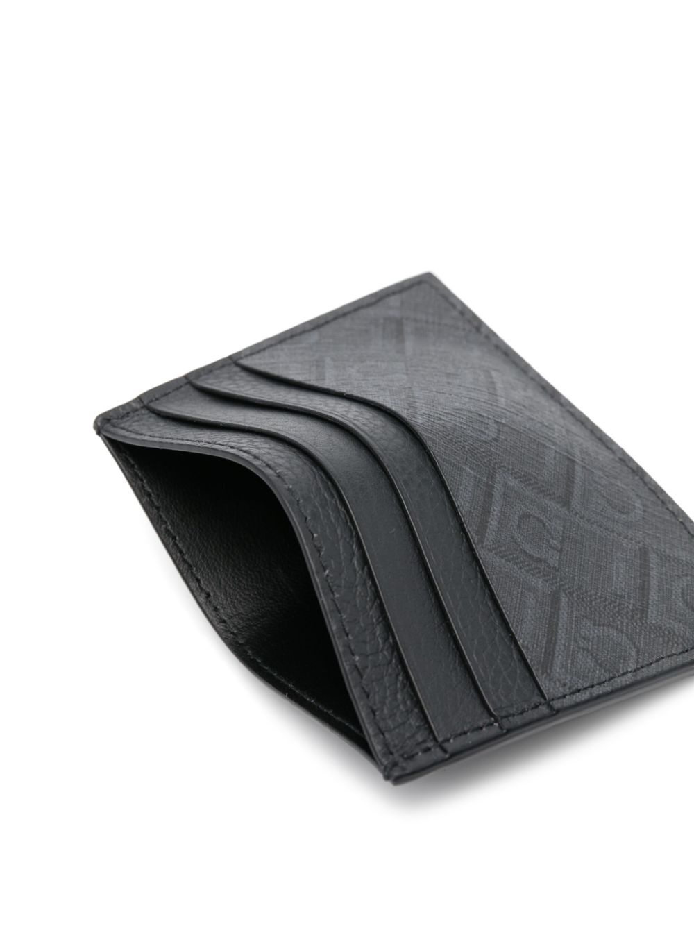monogram-print card slots - 3