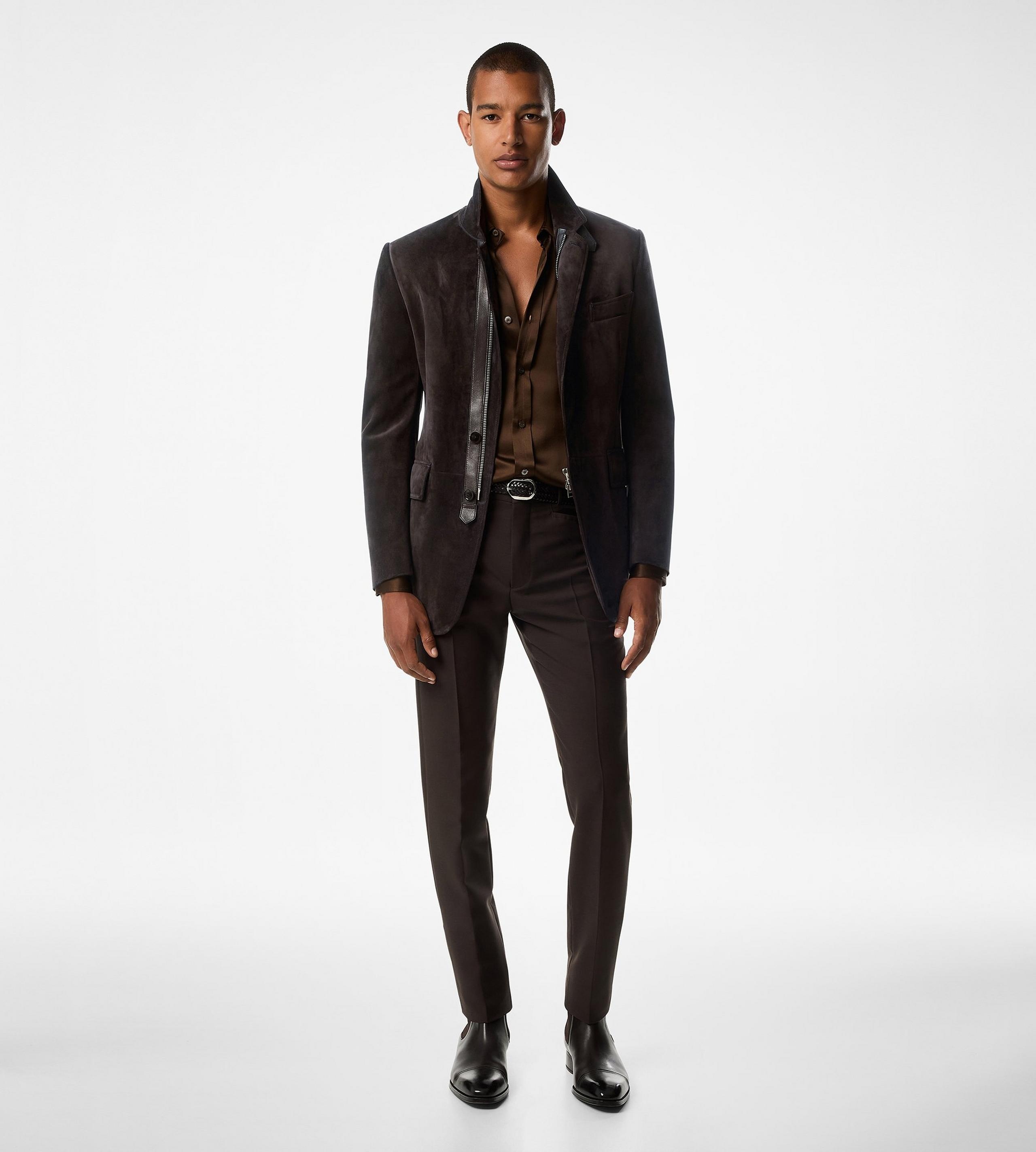 CASHMERE SUEDE SARTORIAL BLAZER - 2