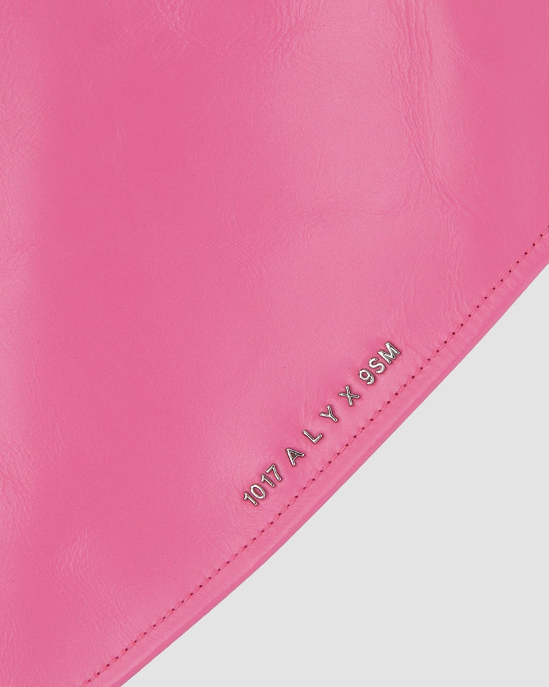 LEATHER BANDANA WITH METAL LOGO 5