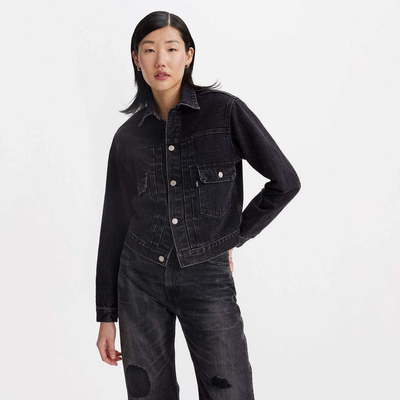 LEVI’S® WOMEN’S JAPANESE DENIM TYPE II TRUCKER JACKET - 3