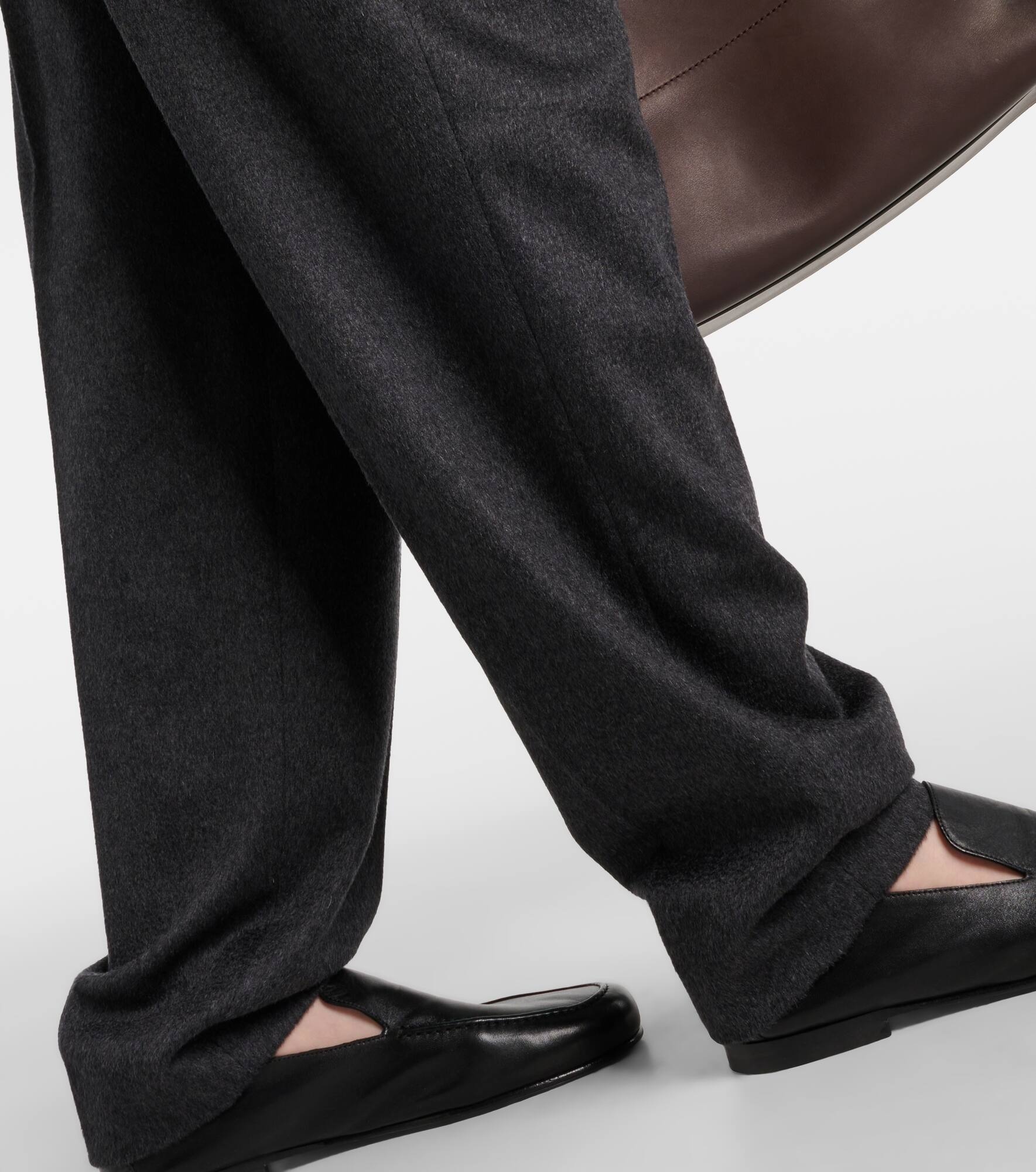 Richelle cashmere straight pants - 5