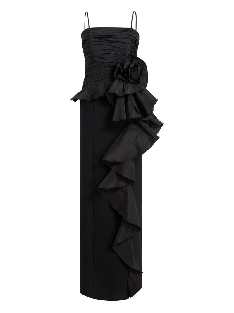 Liora ruffled floral gown 1