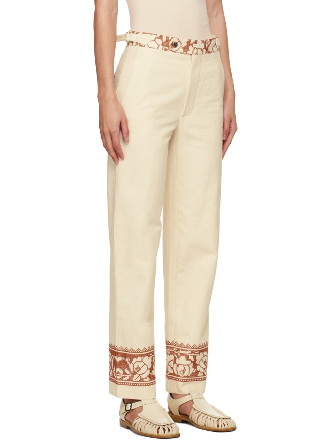 Off-White Rose Garland Trousers - 2