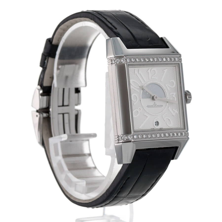 Pre-owned Jaeger-LeCoultre Reverso Squadra Lady Duetto Automatic Diamond White Dial Ladies Watch Q70 - 7