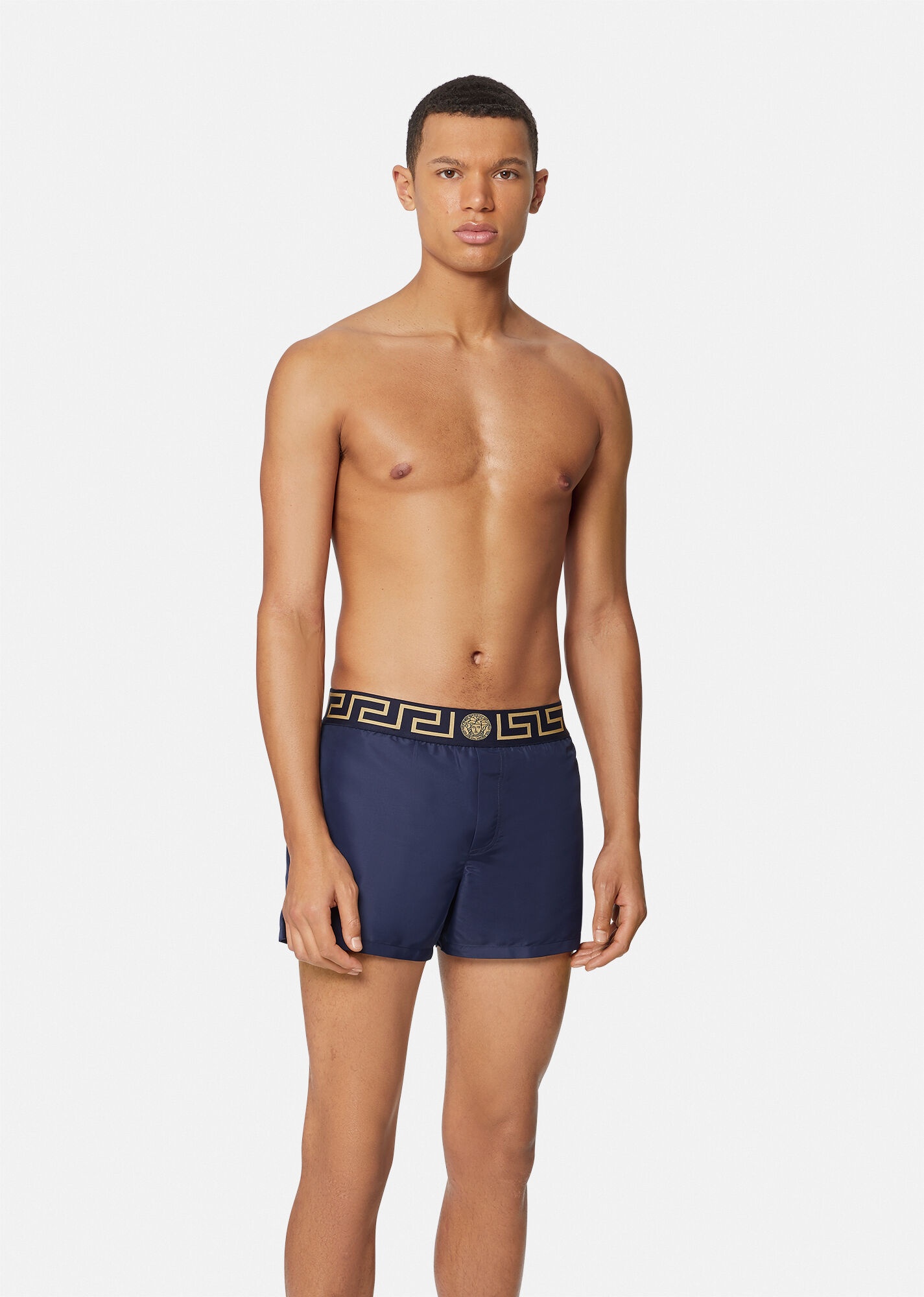 Greca Swim Shorts with Pocket - 2