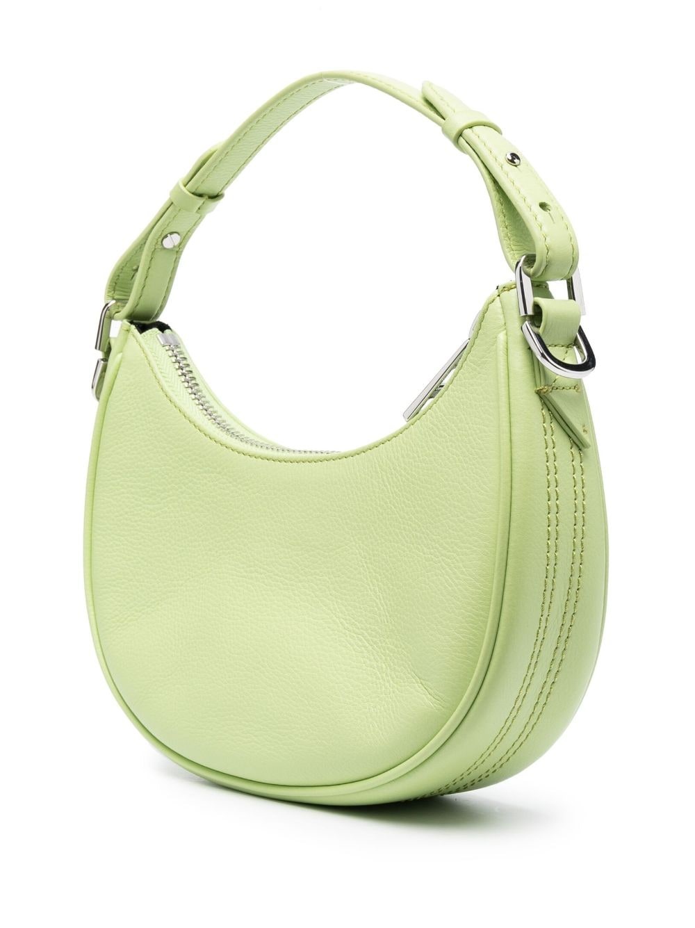 curved-body logo-plaque tote bag - 3