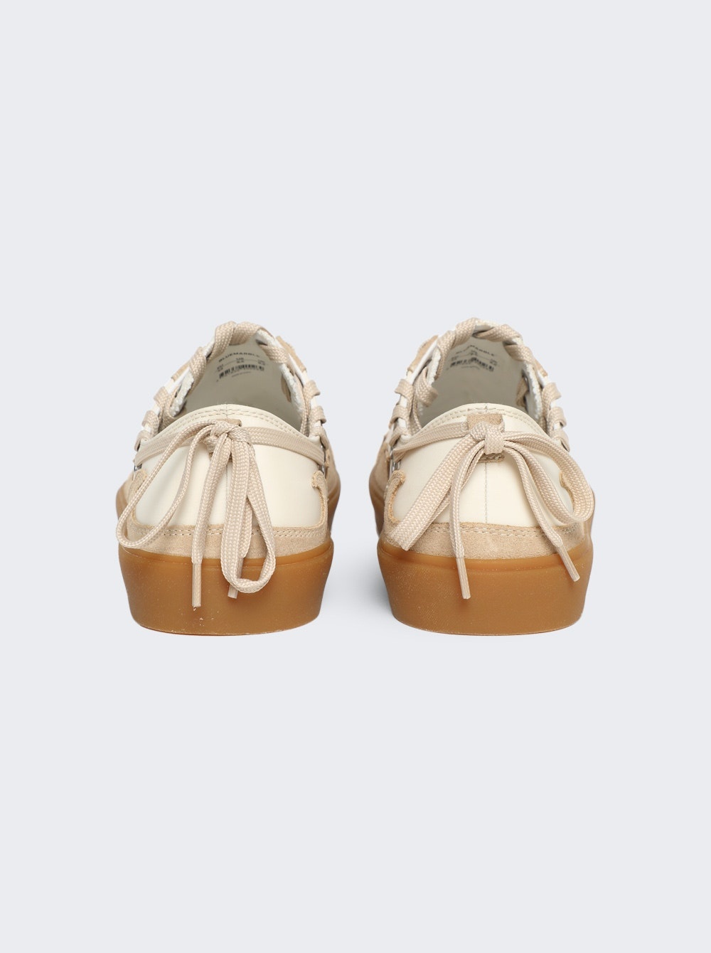 Kellys Suede Sneakers Beige and Off-White - 3