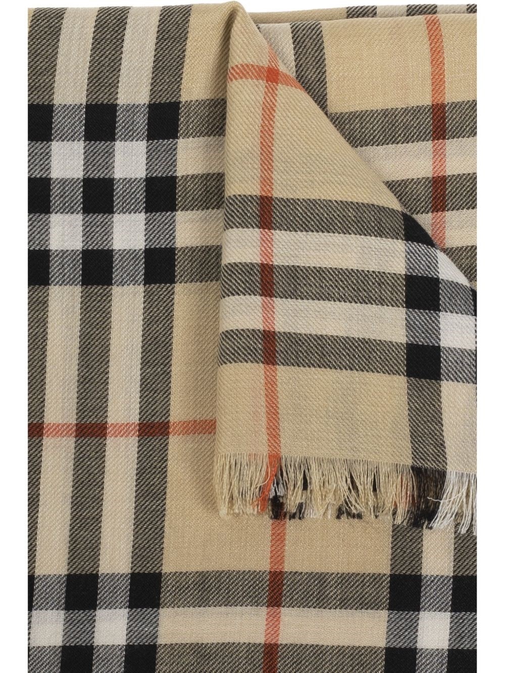 Check print scarf - 4
