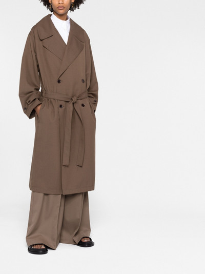 Lemaire double-breasted belted coat outlook