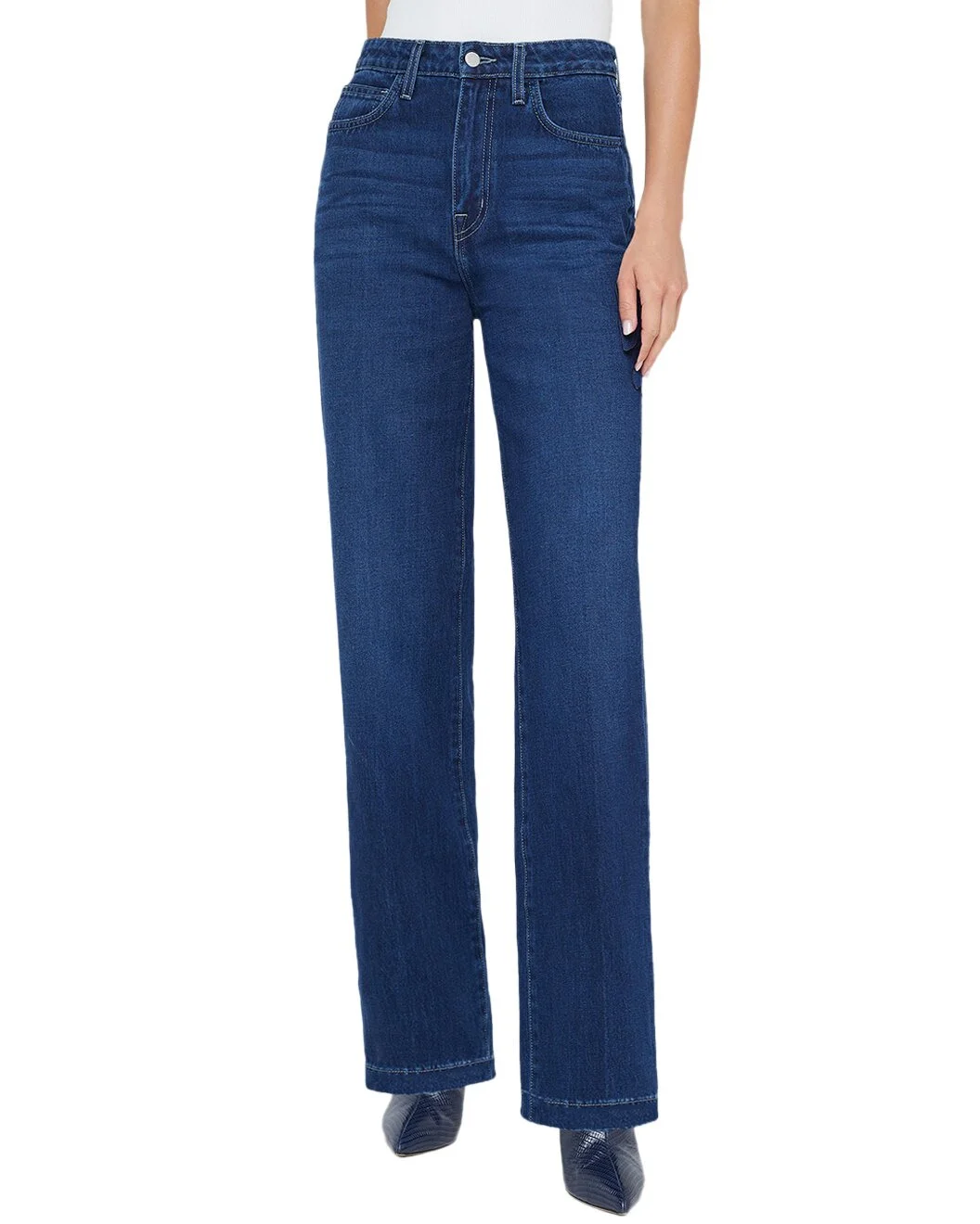 L'AGENCE Clayton Harlan Wide Leg Jean - 1