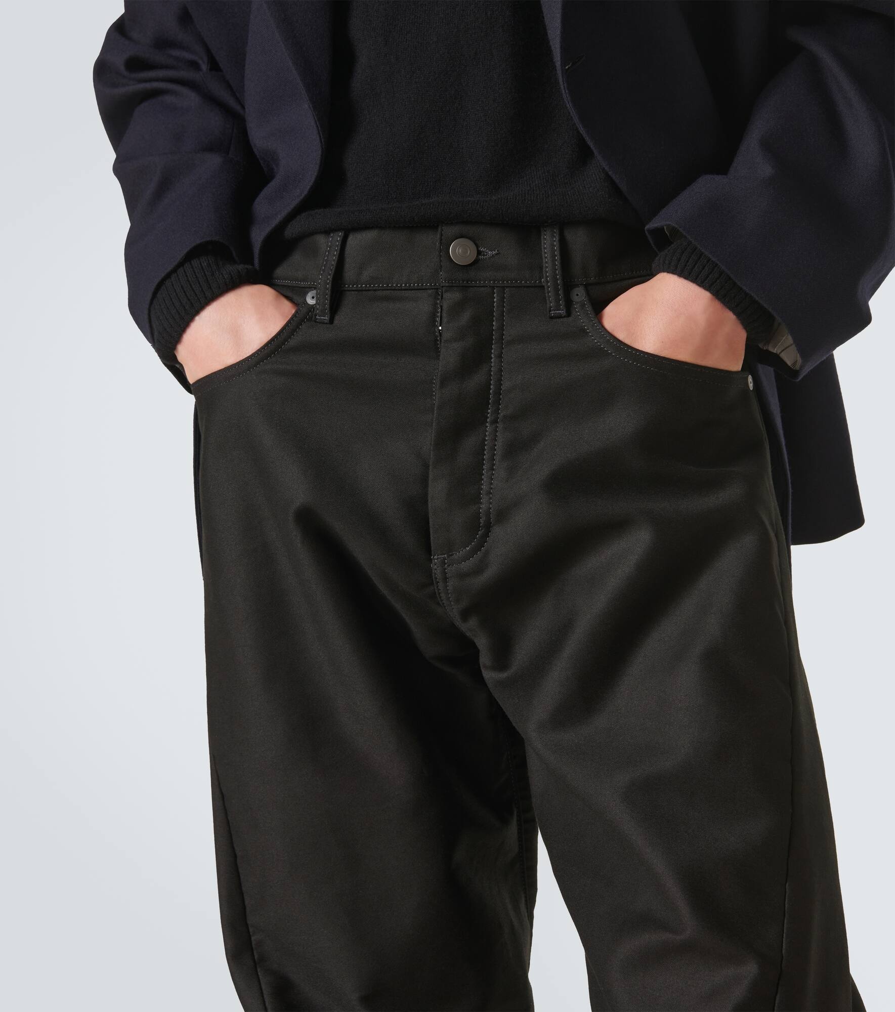 Cotton straight pants - 5