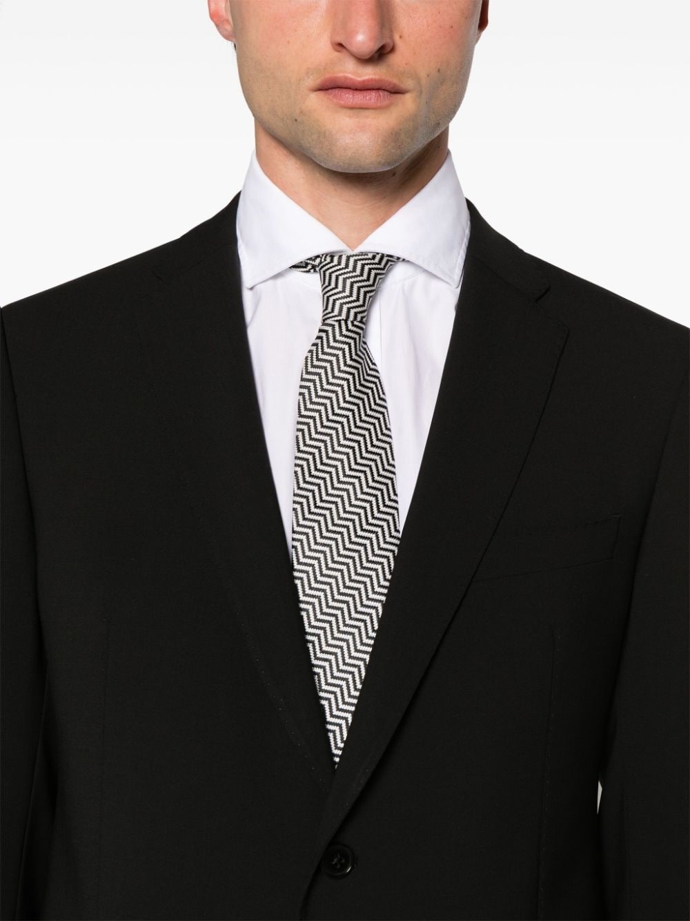 notch-lapels single-breasted suit - 5