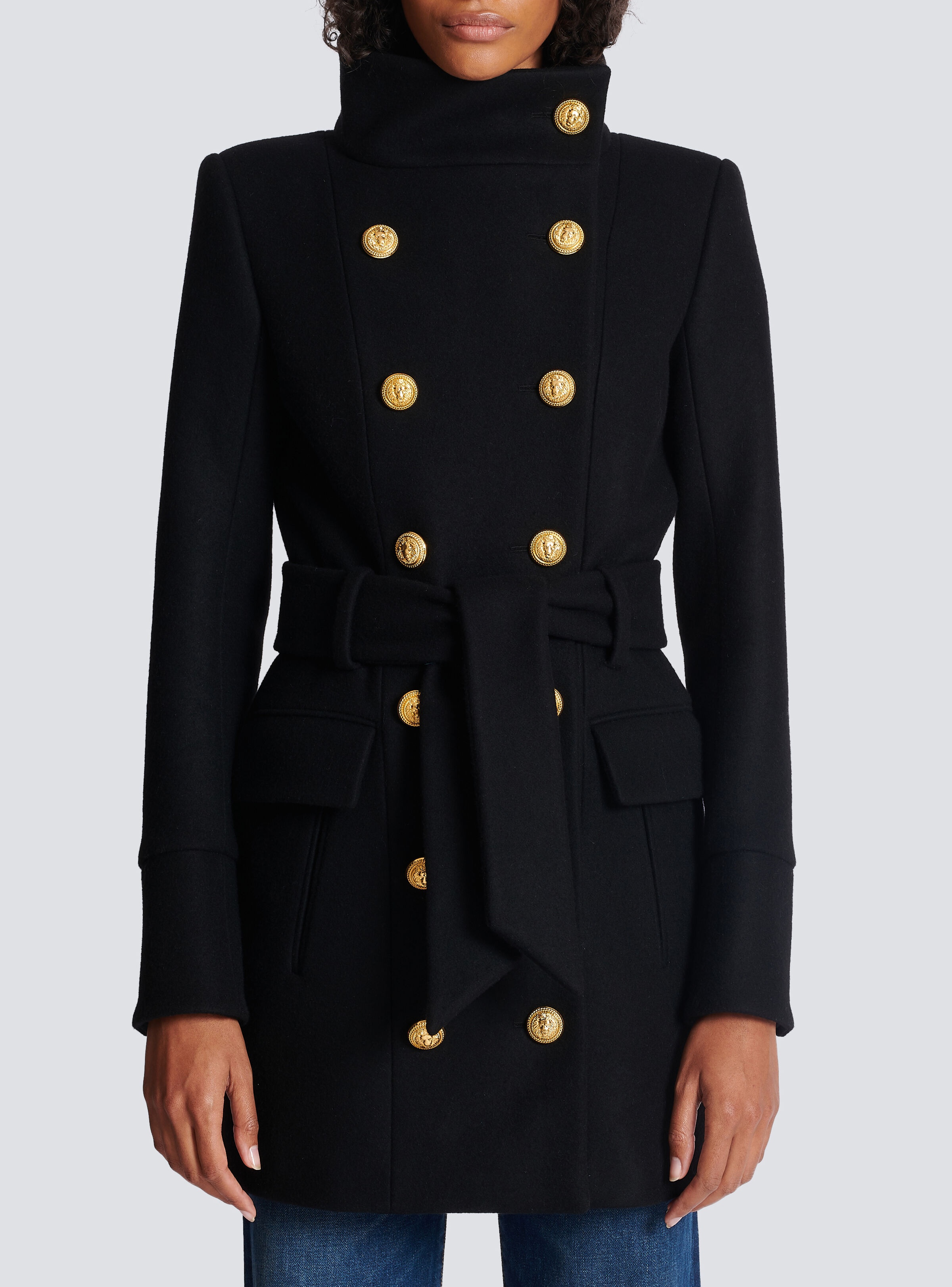 Officer coat with belt - 5