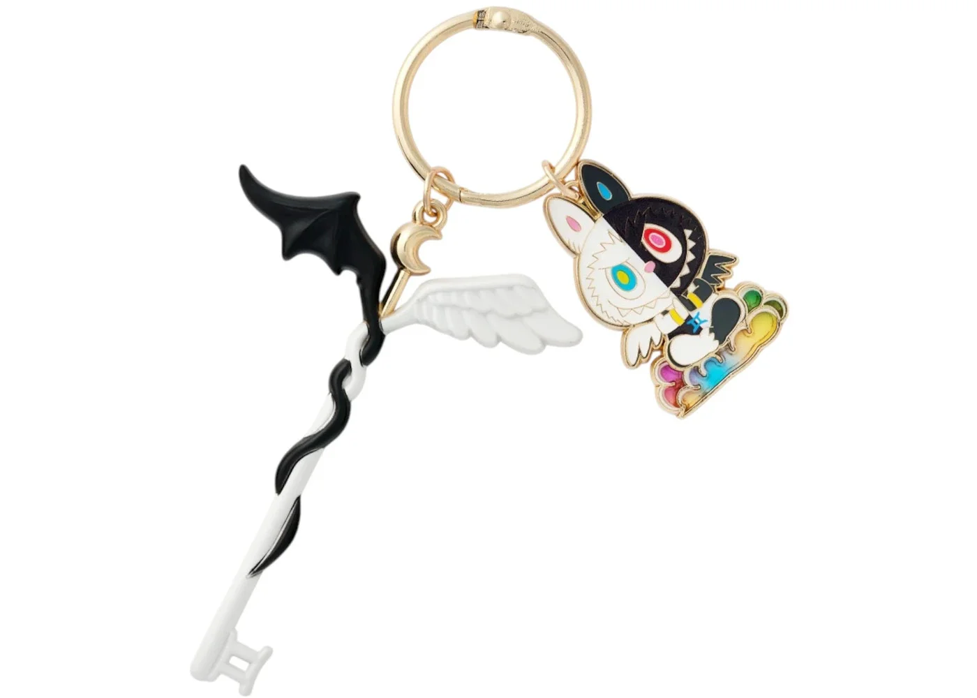 Pop Mart The Monsters Labubu Constellation Series Gemini Key Pendant - 1