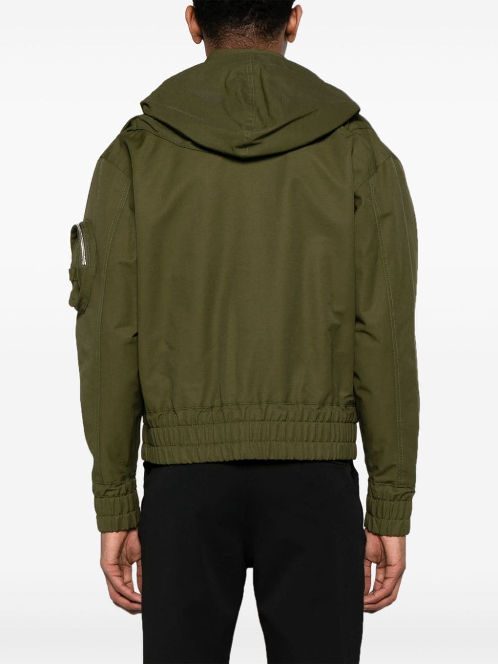 multi-pocket hooded jacket - 4
