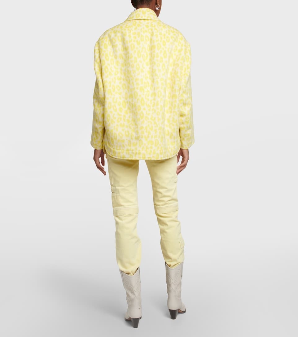 Printed virgin wool overshirt - 3