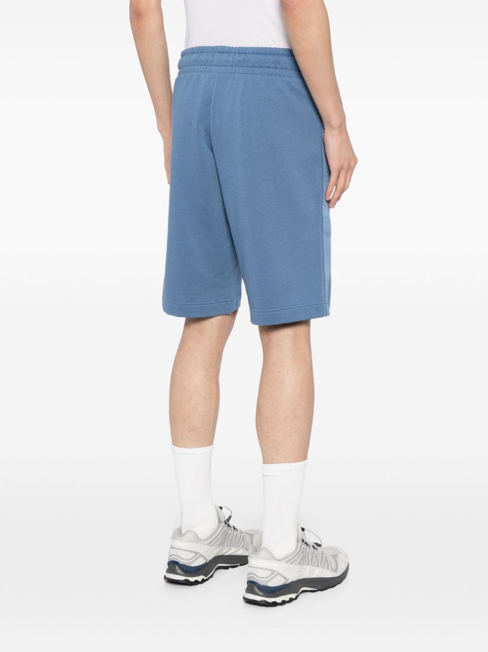 logo tape side cotton short - 4