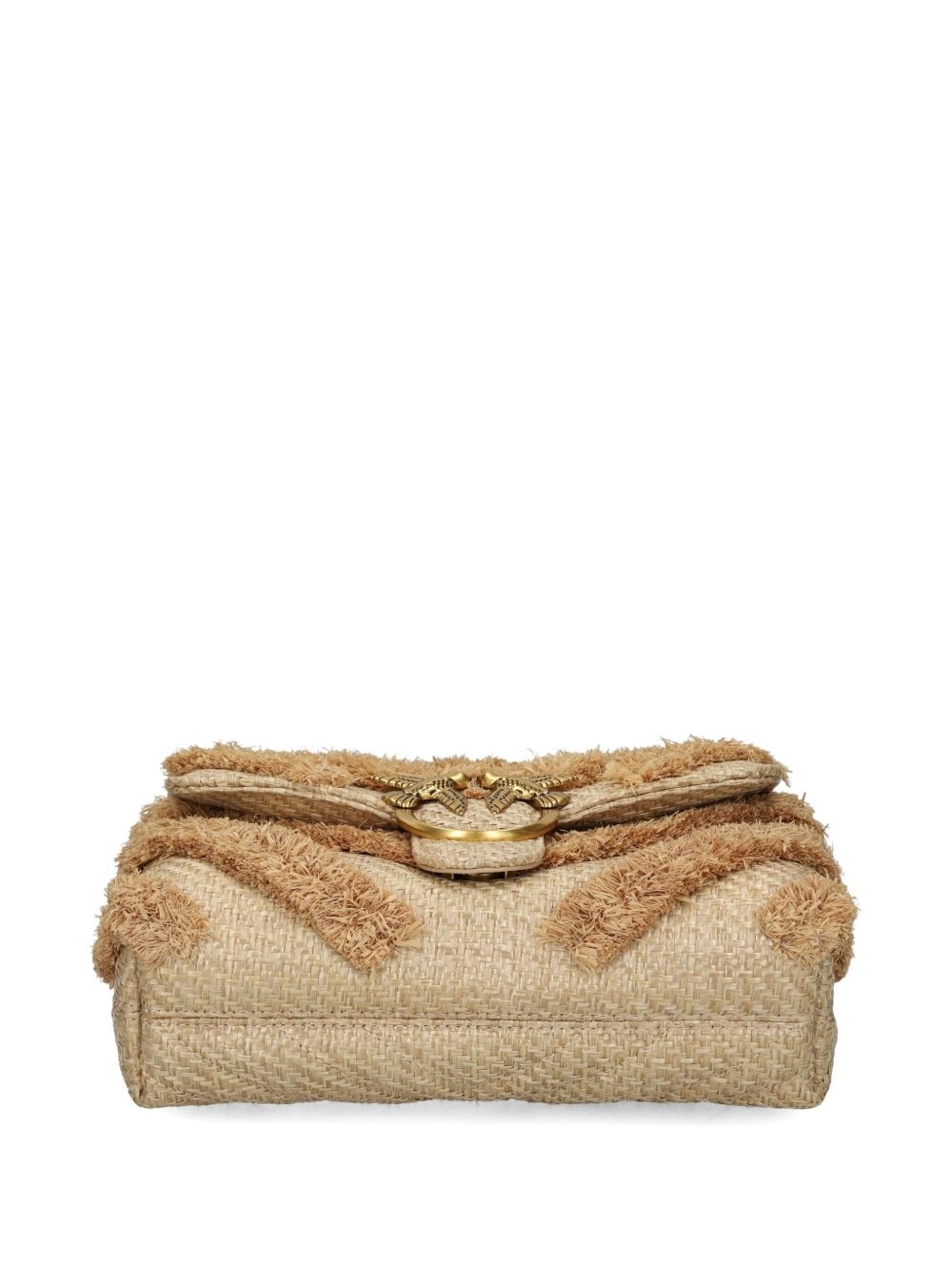 fringed-chevron shoulder bag - 5